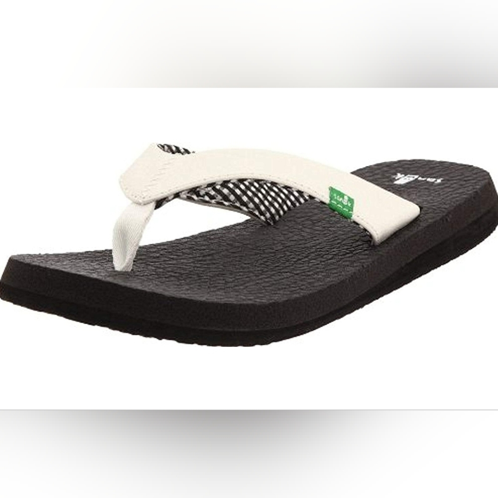 Sanuk Women Comfort Yoga Joy Flip Flop Sandals Flats shoes sz 10